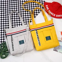 Женская сумка через плечо женские шикарные холщовые сумки для учащихся в Корейском стиле на плечо Harajuku Wind Carry сумка через плечо напрямую от производителя продажи