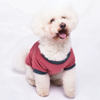 

1PC Pet Dog Cat Vest Clothes Printed Pets Dog Supplies Pet Plush Pullover Soft Sweatshir Pets Dogs Warm Dogs Clothing Cotton