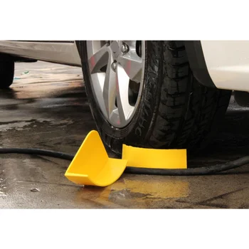 

1Pcs Yellow Auto Detailing Car Wash Cleaning Tire Jam Eliminators Car Wash Detail Insert Tool