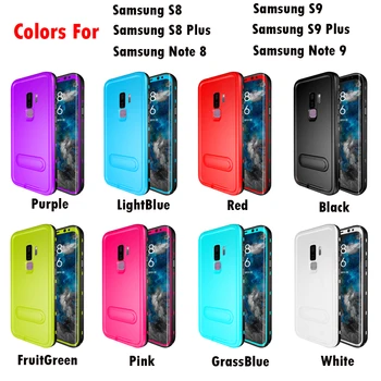 

20pcs For Samsung Note 10 Plus Original RedPepper Dot Style IP68 Waterproof Diving Underwater PC +TPU Armor Cover For Note 10