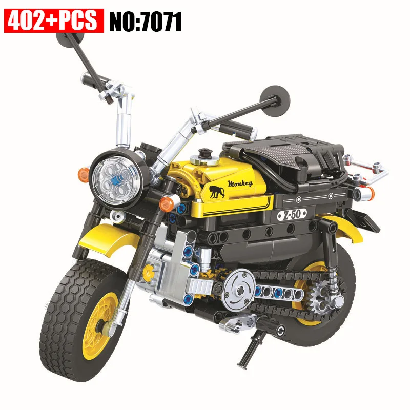 

402pcs Technic Mini Motorbike Legoinglys Model Educational Building Blocks Motorcycle Toy for Children Christmas Presents