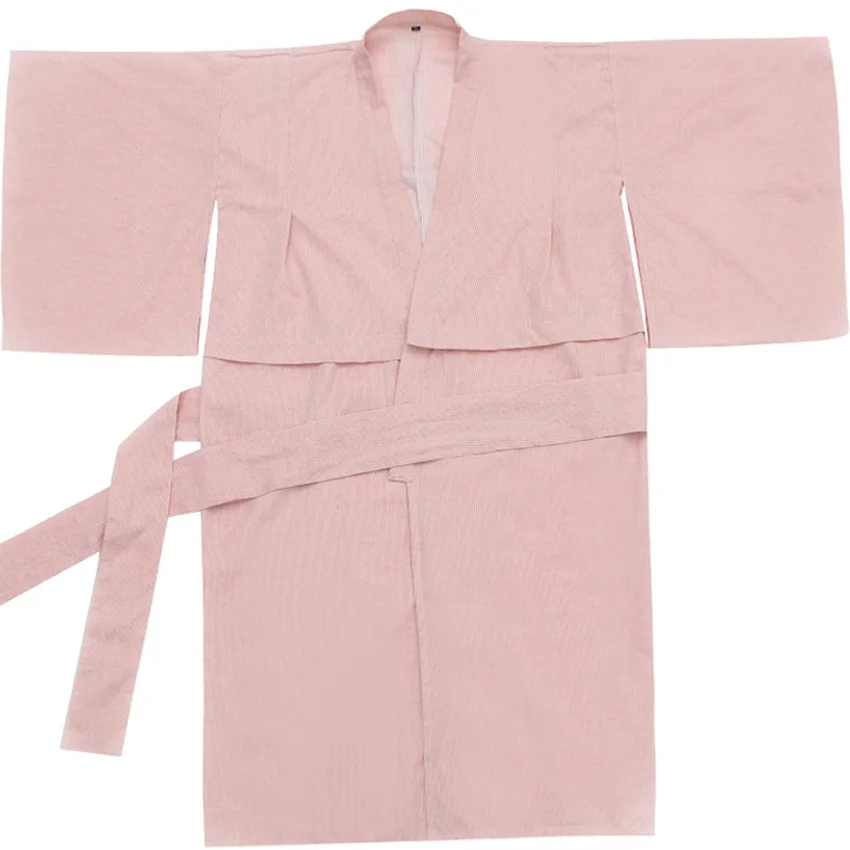 Kimono Восточное японское традиционное кимоно платье для женщин сплошной хлопок свободный купальный халат Yukata Этническая одежда для сна новогодний костюм - Цвет: Kimono