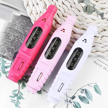 

Manicure Portable Nail Art Design Tool Set Nail Pen Sharpener USB Cable Portable Manicure Device-Upgraded