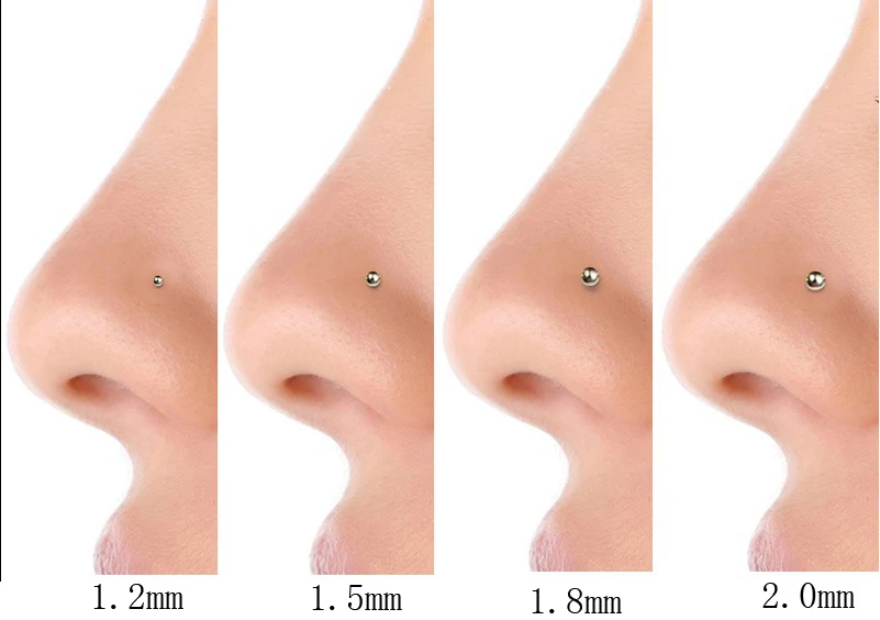 Правильный прокол крыла носа схема