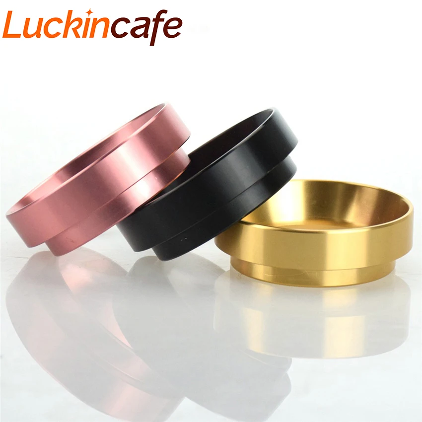 

1pc Stainless Steel Intelligent Dosing Ring 58MM For Brewing Bowl Coffee Powder Espresso Barista Tool Tamper Funnel Portafilter