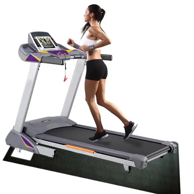 US $20.22 180x60cm PVC Form Exercise Mat Gym Fitness Equipment For Treadmill Bike Protect Floor Mat Running M