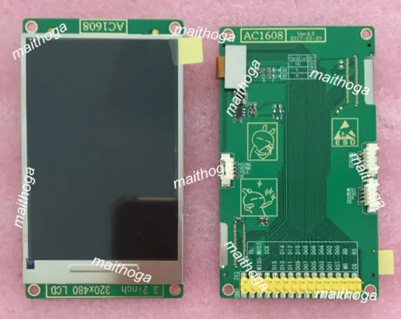 

maithoga IPS 3.2 inch HD SPI TFT LCD RGB Screen with Adapter Board HX8357 Drive IC 480*320 Parallel 8080 Interface