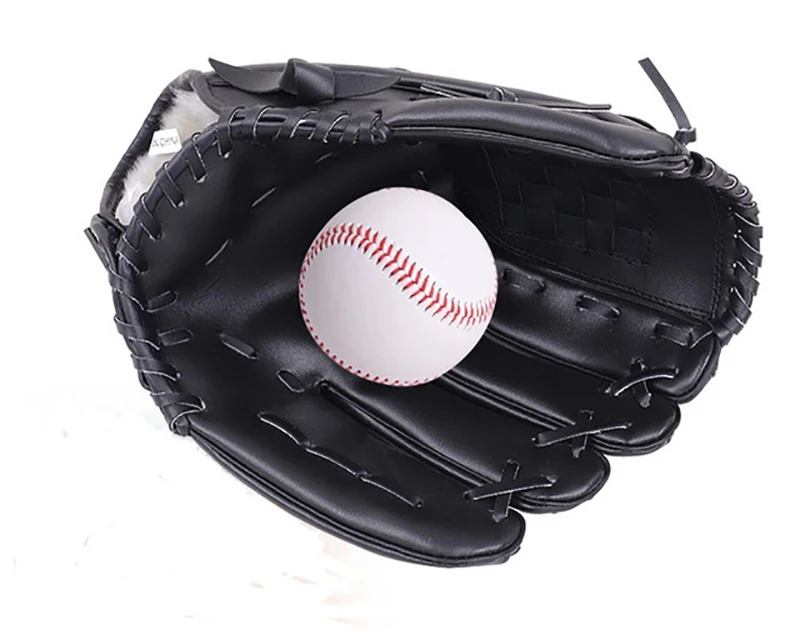 Три цвета бейсбольная перчатка Софтбол тренировочное оборудование Размер 9,5/10,5/11,5/12,5 левая рука для взрослых мужчин и женщин тренировочный софтбол