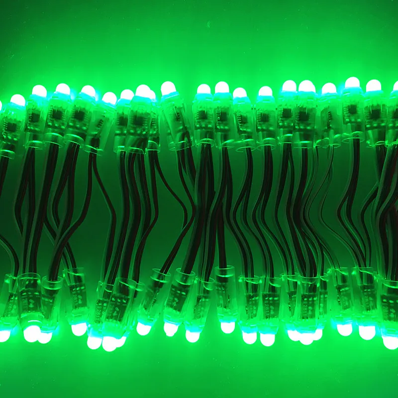 Пиксельные модули DHL1000pcs WS2811 led DC5V 12mm IP68 RGB рассеянный адресный + контроллер T1000S 1