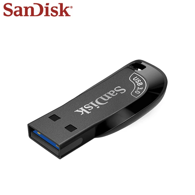 SanDisk-Clé USB 100 3.0 MBumental, 32 Go, 64 Go, 128 Go, 256 Go, CZ410  Ultra Shift, disque U noir, mini clé USB pour ordinateur - AliExpress