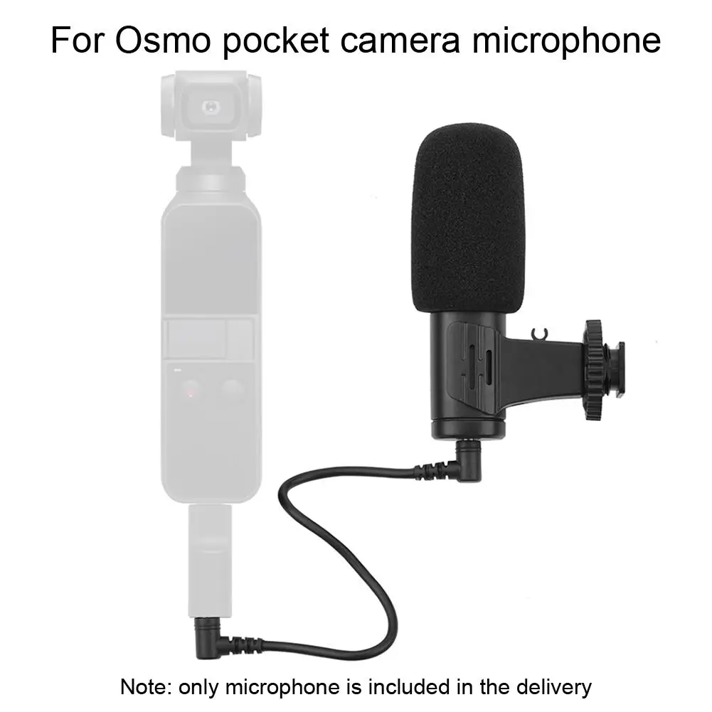 DJI Osmo специализированный 3,5 мм стерео студия профессиональное интервью аксессуары цифровой SLR камера Микрофон лобовое стекло запись