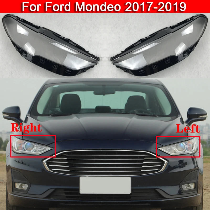 For Ford Mondeo 2017-2019 Car Front Headlight Cover Auto Headlamp Lampshade Lampcover Head Lamp light glass Lens Shell Caps | Автомобили и
