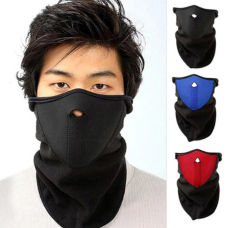 

Training Ski Mask For Running Cover Motorcycle Half Face Cycling Snowboard Outdoor Sports Windproof Warm Winter Neck Face Mask