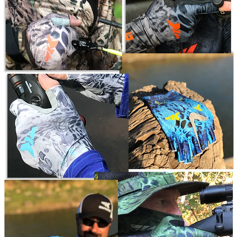 Kastking Fishing Gloves Spf 50 Sun Men Hands Protection Gloves Breatha –  Bargain Bait Box