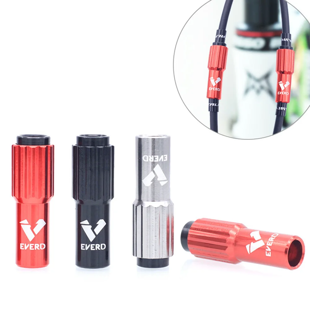 1Pair Bike Gear Cable Adjuster Ferrules Inline Gear Derailleur Length