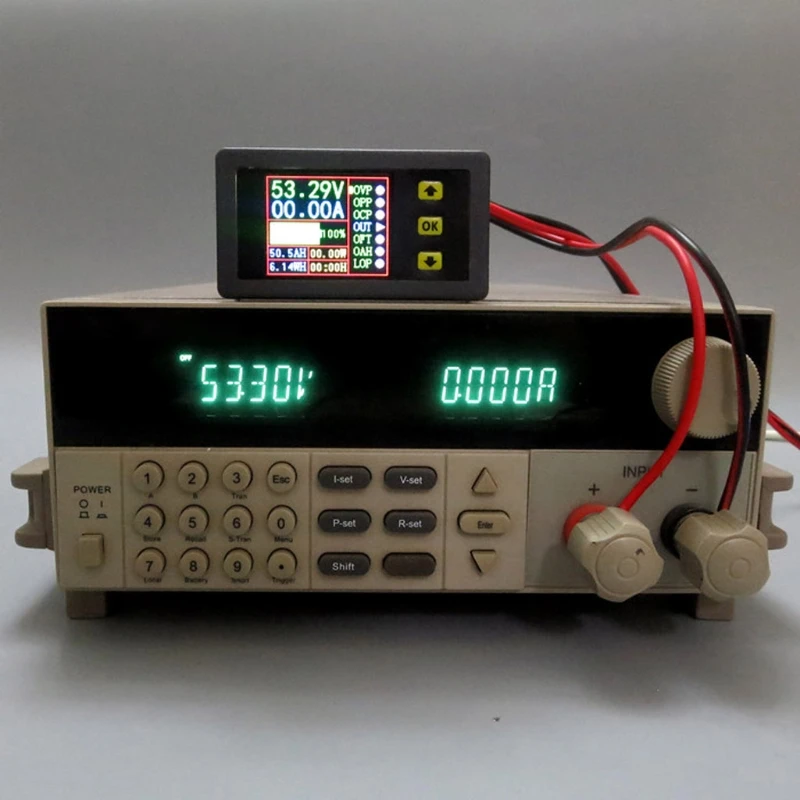 

Digital Multimeter Charge-Discharge Battery Tester DC 0-90V 0-20A Volt Amp Meter MOLC