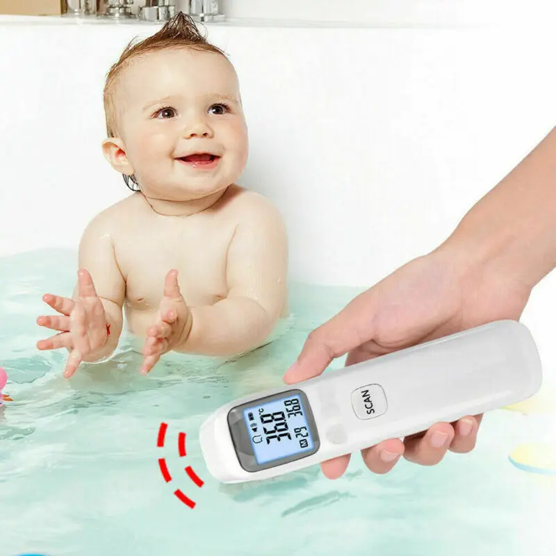 

New Batteryless Baby Kids Thermometers Infrared Electronic Thermometer LCD Non-Contact Digital Infrared