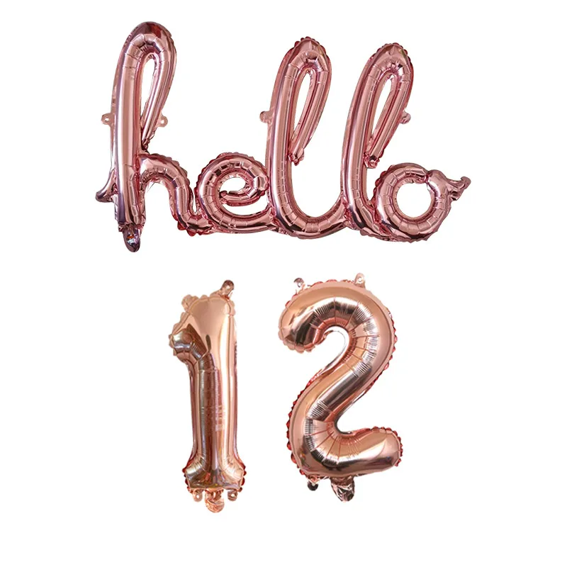 Rose Gold Milestone Celebration Balloons: Elegant Party Decor