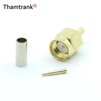 

10pcs/lot SMA Male Plug Soldering RF Coaxial Connector Crimp for RF Coaxial Pigtail Cable RG316 RG178 RG174 Wholesales