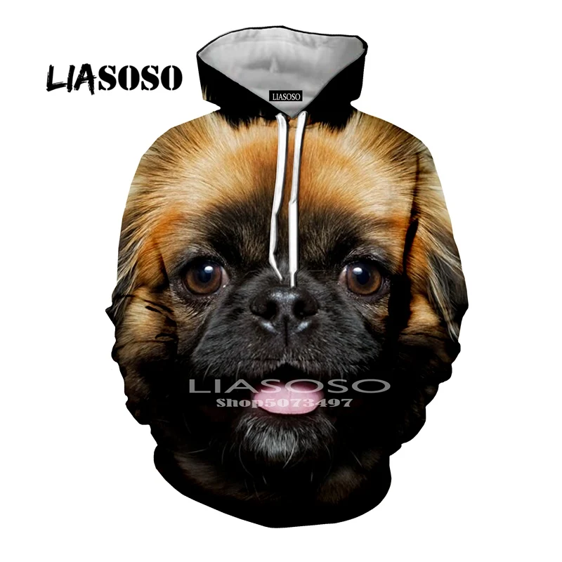 LIASOSO, осенняя модная брендовая одежда, толстовки с капюшоном, 3D принт с животными, уличная одежда в стиле хип-хоп, толстовка с капюшоном в стиле Харадзюку, спортивная одежда, пуловер