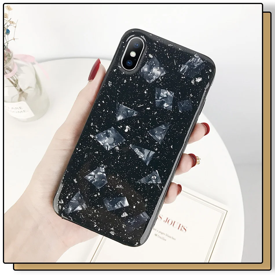Lovebay Блестящий блестящий чехол для телефона для iPhone 11 Pro Max X XR Xs Max Мягкая Блестящая задняя крышка для iPhone 6 6s 7 8 Plus