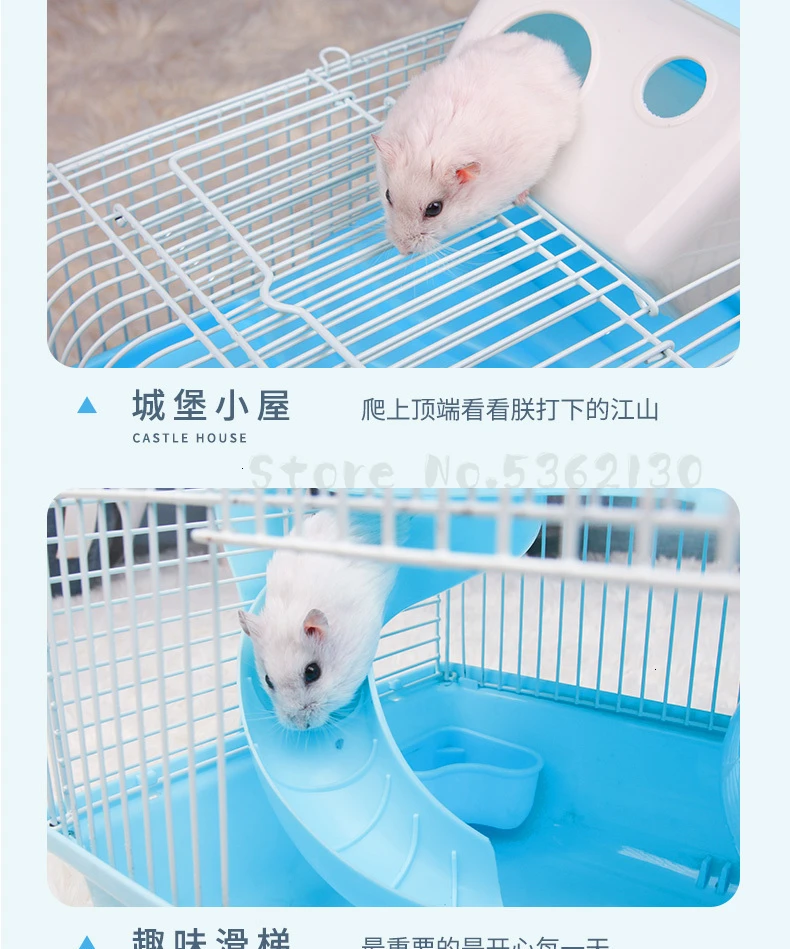 Pet Shangtian Hamster Cage Nest Golden Bear Base Cage Super Villa