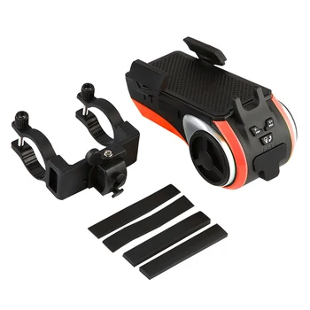 

Bike Light Phone Holder 4 in 1 Bicycle Light Flashlight Bike Cycling including mobile power 2000/4000 mAh for Smart Phone