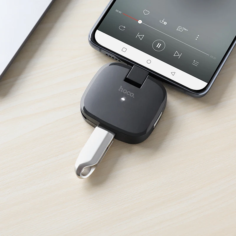 HOCO Type C HUB 3 Port USB-C to USB Splitter Converter OTG Adapter Cable for Macbook Pro iMac PC Laptop Notebook Accessories