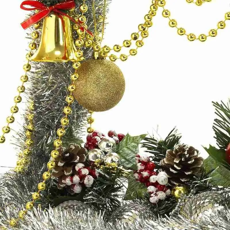 Ghirlande Natalizie Per Albero Ghirlanda Di Perline Natalizie Da 8 Metri - Decorazione Brillante Per Albero, Casa E Feste Ghirlanda Decorativa Fai Da Te