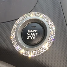 Auto di cristallo "Arresto di Inizio del Motore" decorazione per volkswagen golf cc 7 POLO Passat CC Tiguan Lavida lamando interni accessori(China)