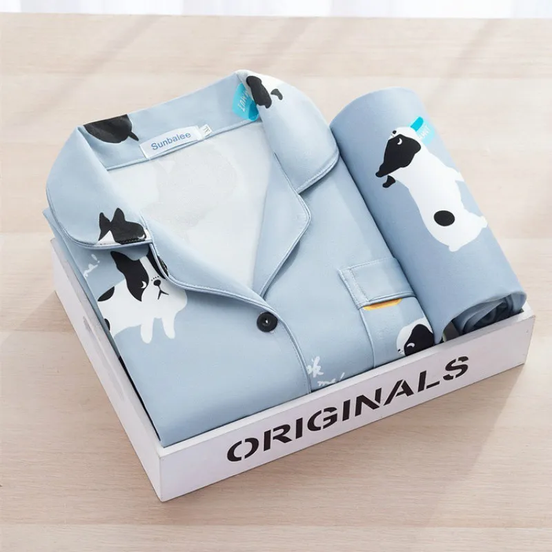 

Пижама женская, с длинным рукавом, на весну и осень