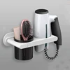 Wall Mounted Hair Dryer Holder, Self-Adhesive, Rack, Punch-Free, Bathroom Supplies, Shelf Organizer 1