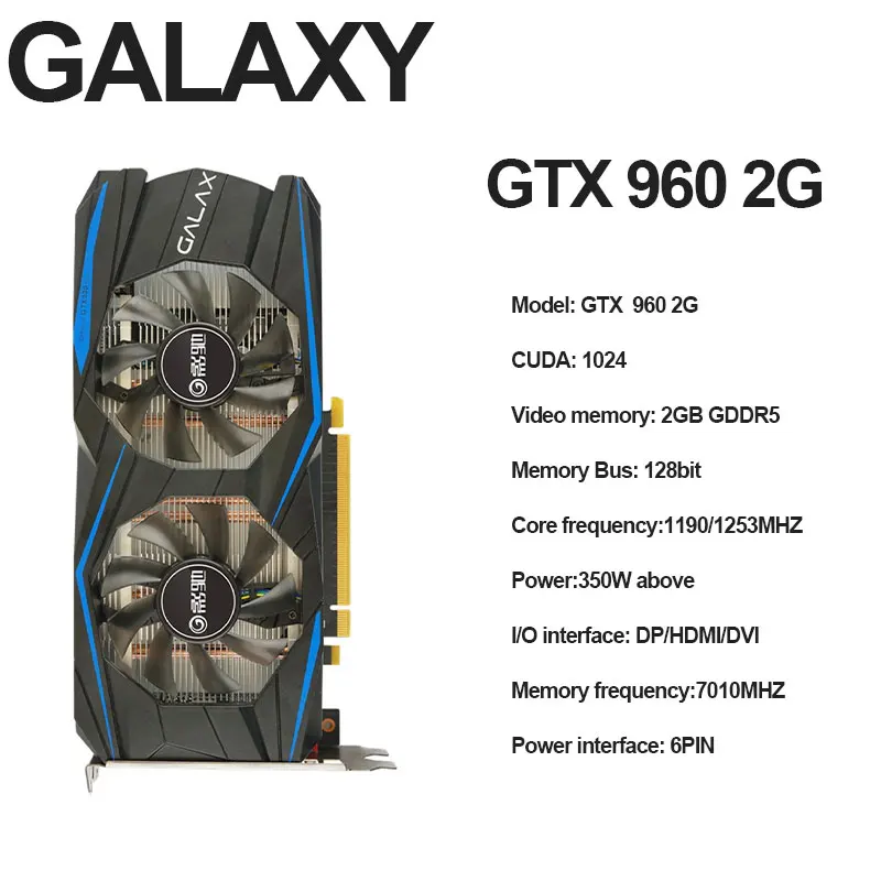 video card for gaming pc GTX 950 2G And GTX960 2G 4G Independent Display Desktop Computer Eating Chicken Game Graphics Card 128bit GDDR5 With DP+HD+DVI graphics cards computer Graphics Cards