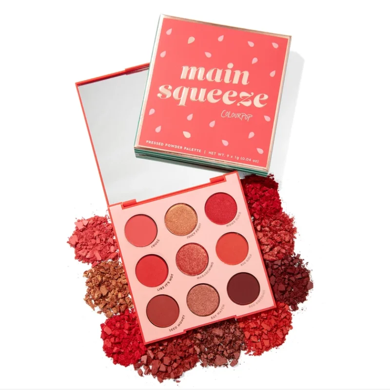 main squeeze Colourpop 9 Цвета main squeeze блеск и матовая палитра теней для век - Цвет: main squeeze