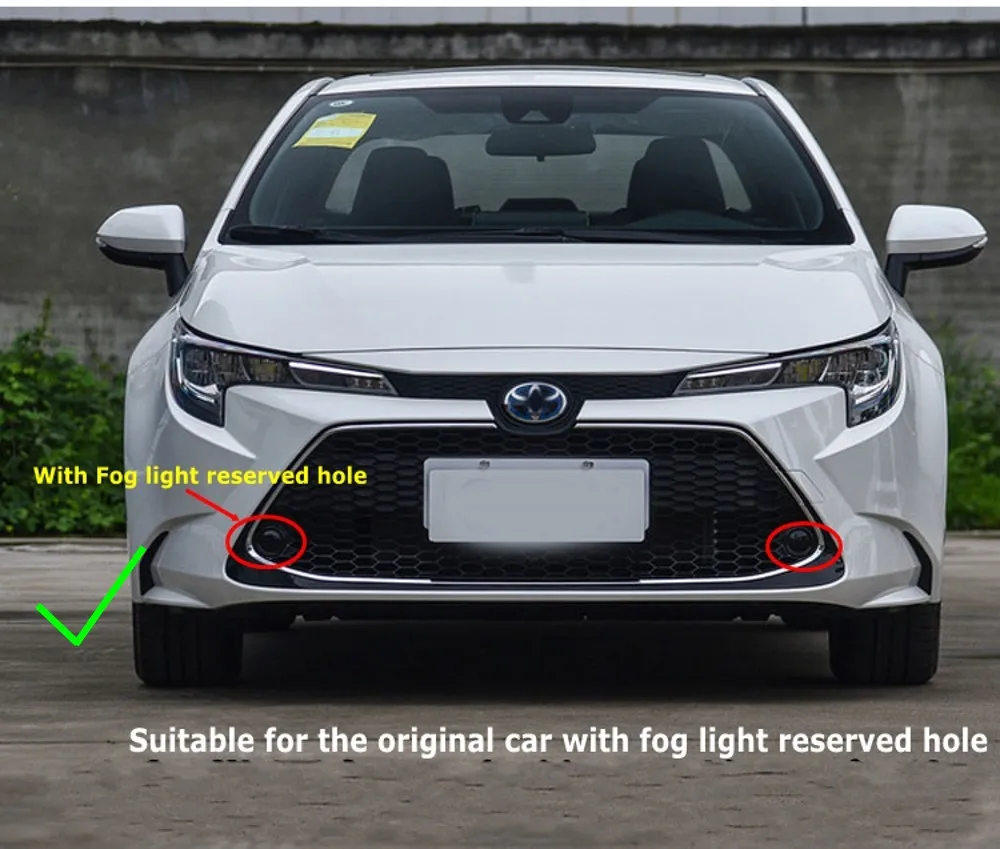 JanDeNing автомобильный передний бампер светодиодный противотуманный/дальнего света противотуманная фара+ переключатель+ жгут для Toyota Lewin