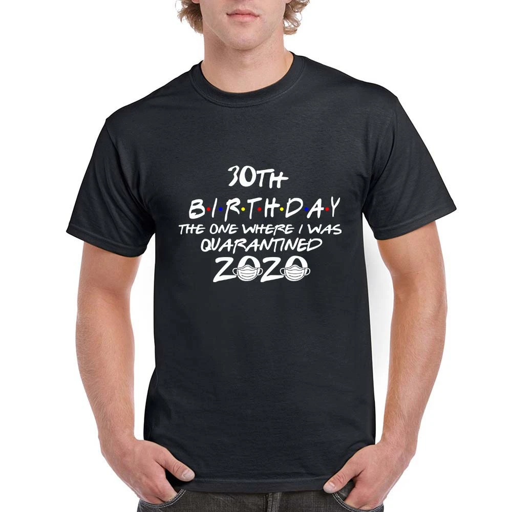30th Birthday The one Where i increated 2020 Friends ТВ футболка для дня рождения|Футболки| |