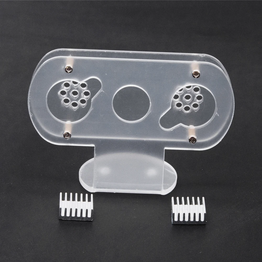 Acrylic infrared night vision camera Holder with Heat sink for Raspberry pi 4B/3B+ afbeelding