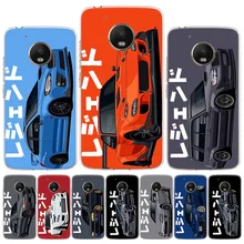 

JDM Tokyo Drift Sports Car Phone Case For Motorola G9 Play G8 Plus G30 G7 Power Capa Moto ONE Vision Fusion G6 G5 E6 E5 Cover