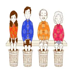 Мокса листья порошок для ног травяные ноги стиральный порошок Успокаивающий уход за кожей ног