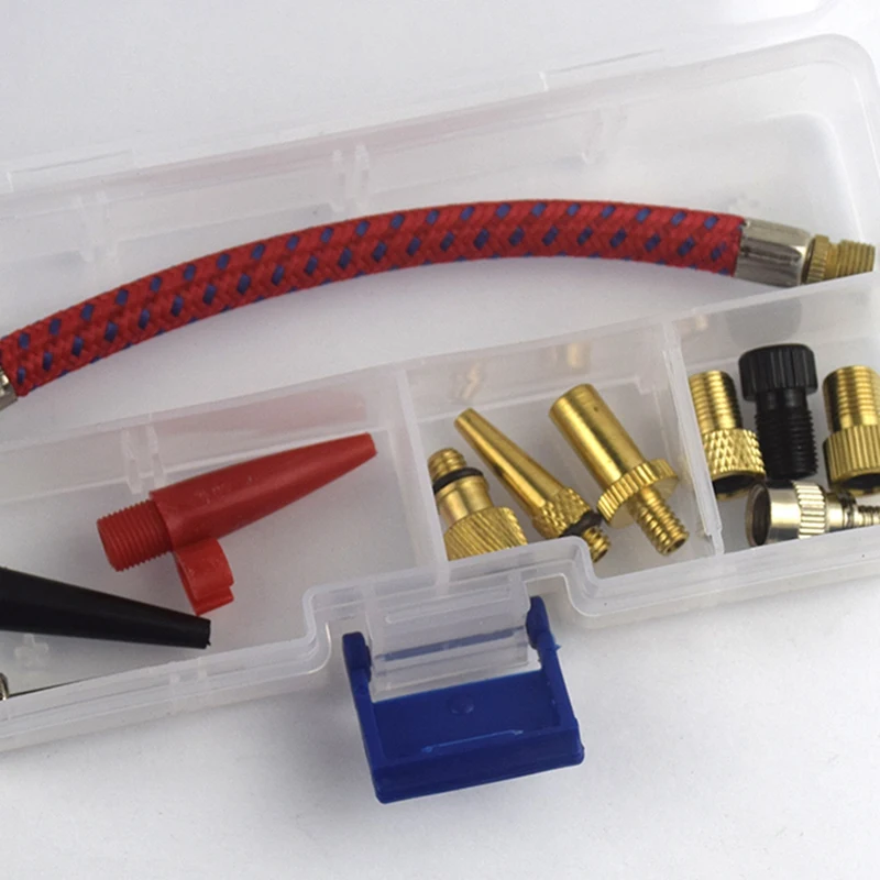 12 шт./компл. воздушный насос шланг наконечник переходник клапан иглы для