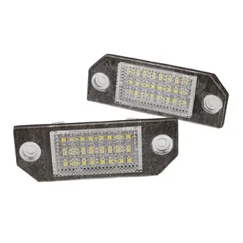 

Vehemo 24 LED for Car License Lamp Replacement License Plate Light Durable Car License Light Accessories Automobile