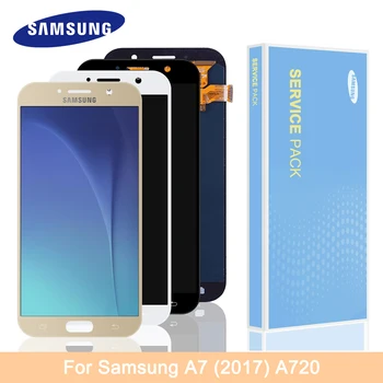 

Original Super AMOLED For 6.0" Samsung Galaxy A7 2018 LCD Display + Touch Screen Panel Digitizer Replacement For A750 LCD Screen