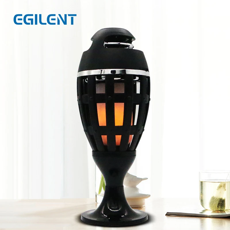 

Egilent Wireless Bluetooth Speaker with Flame Light Subwoofer Full range HiFi Bluetooth Speaker Suit for Computer/Phone Outdoor