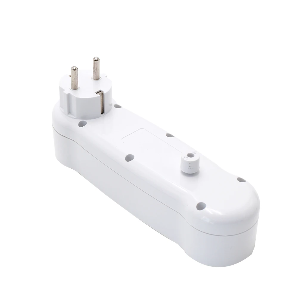 ЕС Стандартный блок питания гнездо расширения 6A 250V Пособия по немецкому языку Стиль штепсельная вилка-1 шт. 3 пути MK-AJ-1C3EU