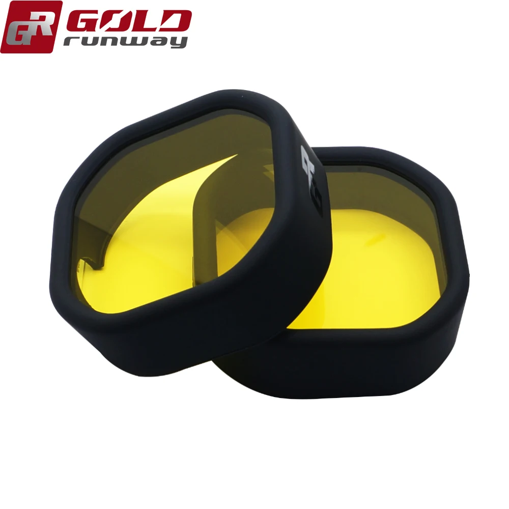 GOLDRUNWAY желтый прозрачный Lense Slip-on чехол Набор для GR-40X GR-X4 огни