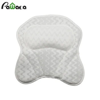 3D Mesh Spa antypoślizgowe amortyzowane wanny Spa poduszka wanna zagłówek poduszka z przyssawkami na szyję wanna zapasy w łazience tanie i dobre opinie Bathtub Pillow Ekologiczne CN (pochodzenie)