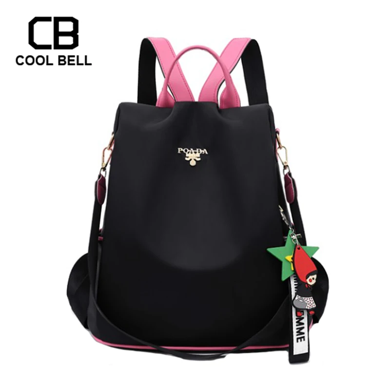 

Women School Bags For Grils Waterproof School Backpack For Teenager Girls Schoolbag With Cute Pendant Female Travel Backapck