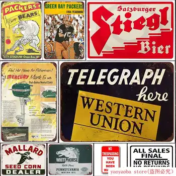 

New Tin Sign Aluminum Retro Mercury Mark 5 Outboards Vintage Metal Sign Metal Painting Tin Sign Wall Decor Board Retro Pub