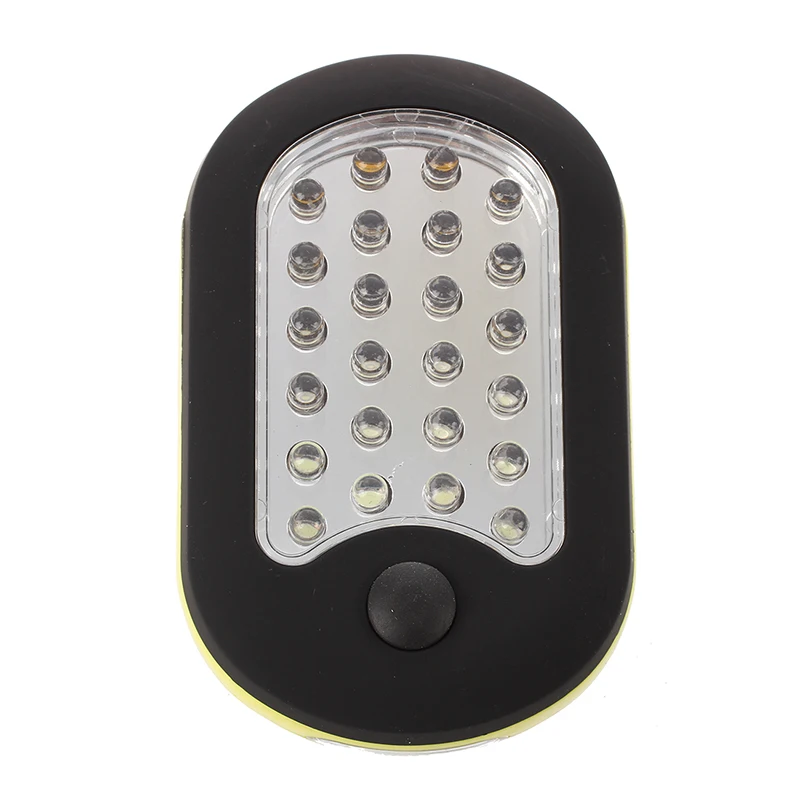 

Yellow Black 27 LEDs White Light Magnetic Hanging Lamp for Camping Promotion