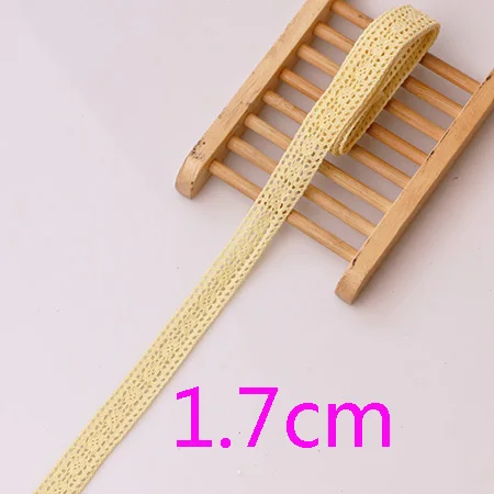 5 YARD 5 ярдов много тканый хлопок кружево отделка DIY шитье шторы Ремесло Украшение ребенок синий ребенок розовый хлопок отделка кружевная лента - Цвет: 5 YARD